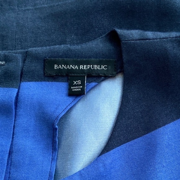 Banana Republic Metallic Shimmer Rugby Striped Blouse - Picture 9 of 12